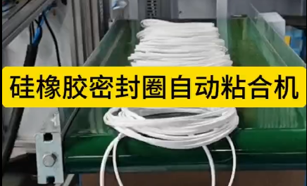 「视频」硅橡胶密封圈自动粘合机,闪亮升级!