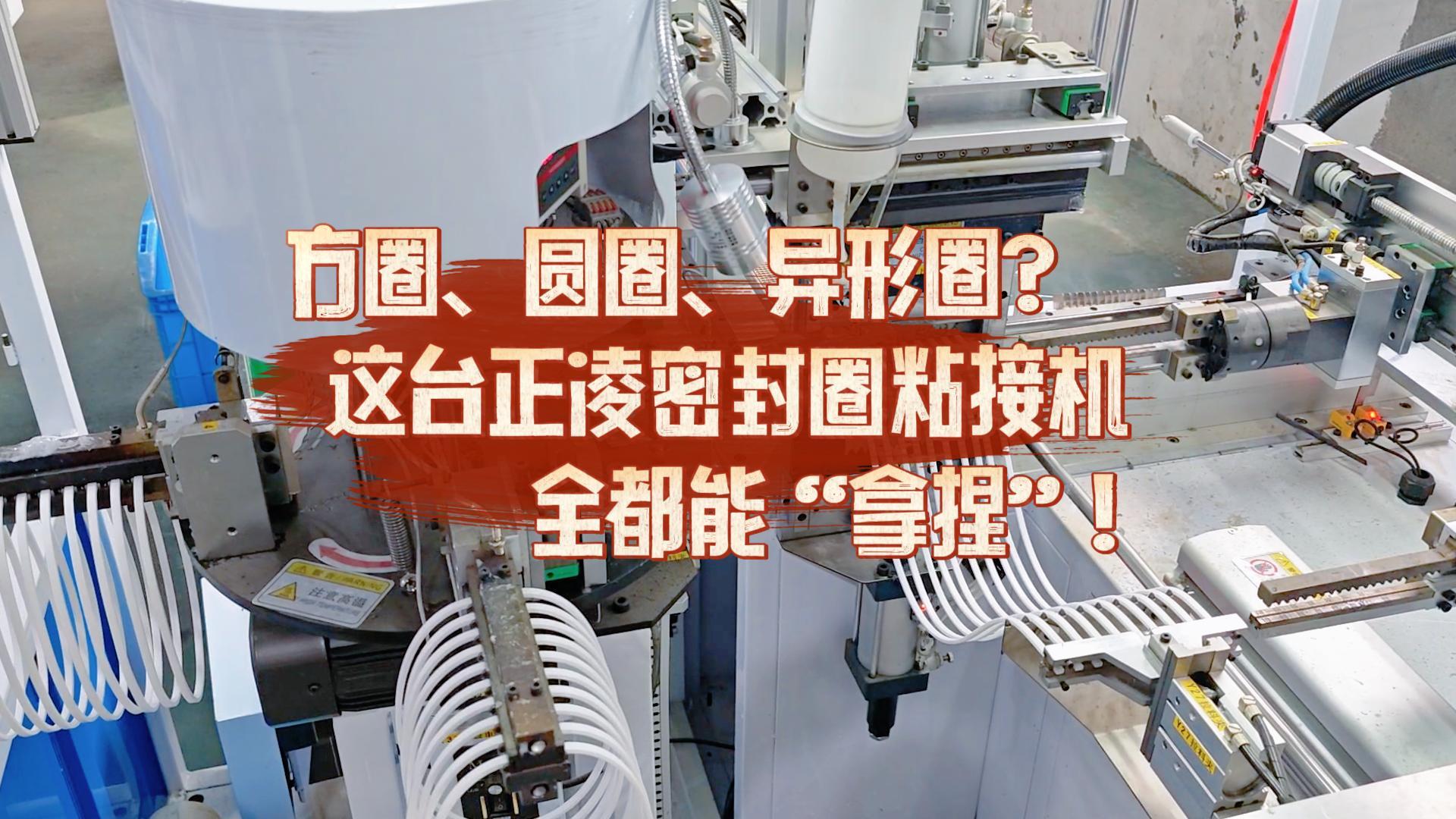 方圈、圆圈、异形圈？这台全自动化密封圈粘接机全都能&ldquo;拿捏&rdquo;！